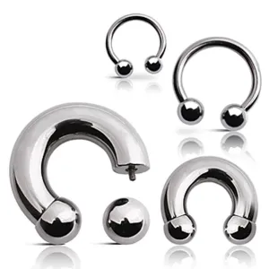 316L Surgical Steel Horse Shoes with Ball