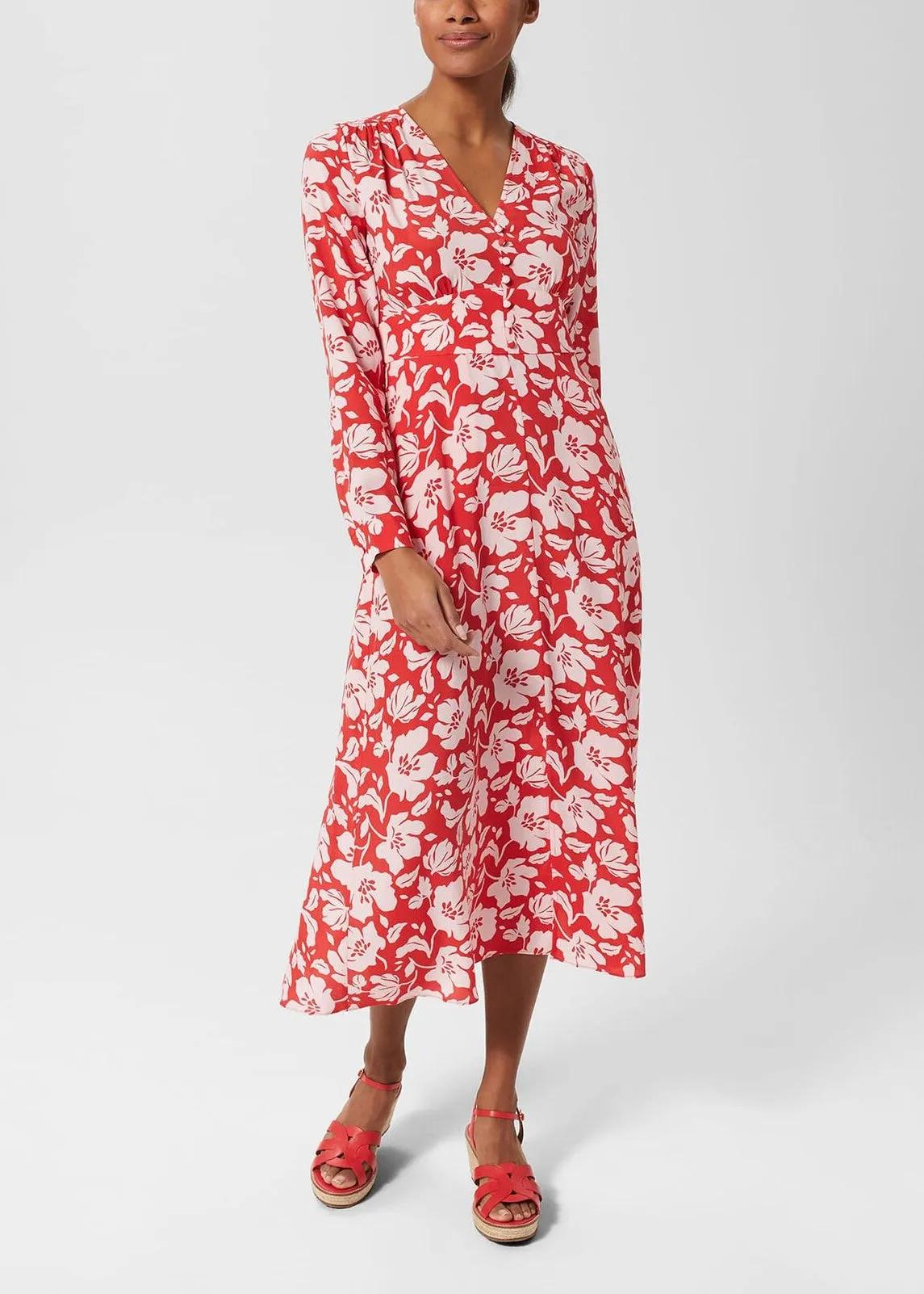 Allison Dress 0123/5978/1047l00 Red-Pink