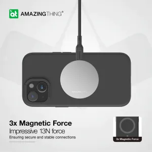 AmazingThing Smoothie Magnetic Case for iPhone 15 - Black