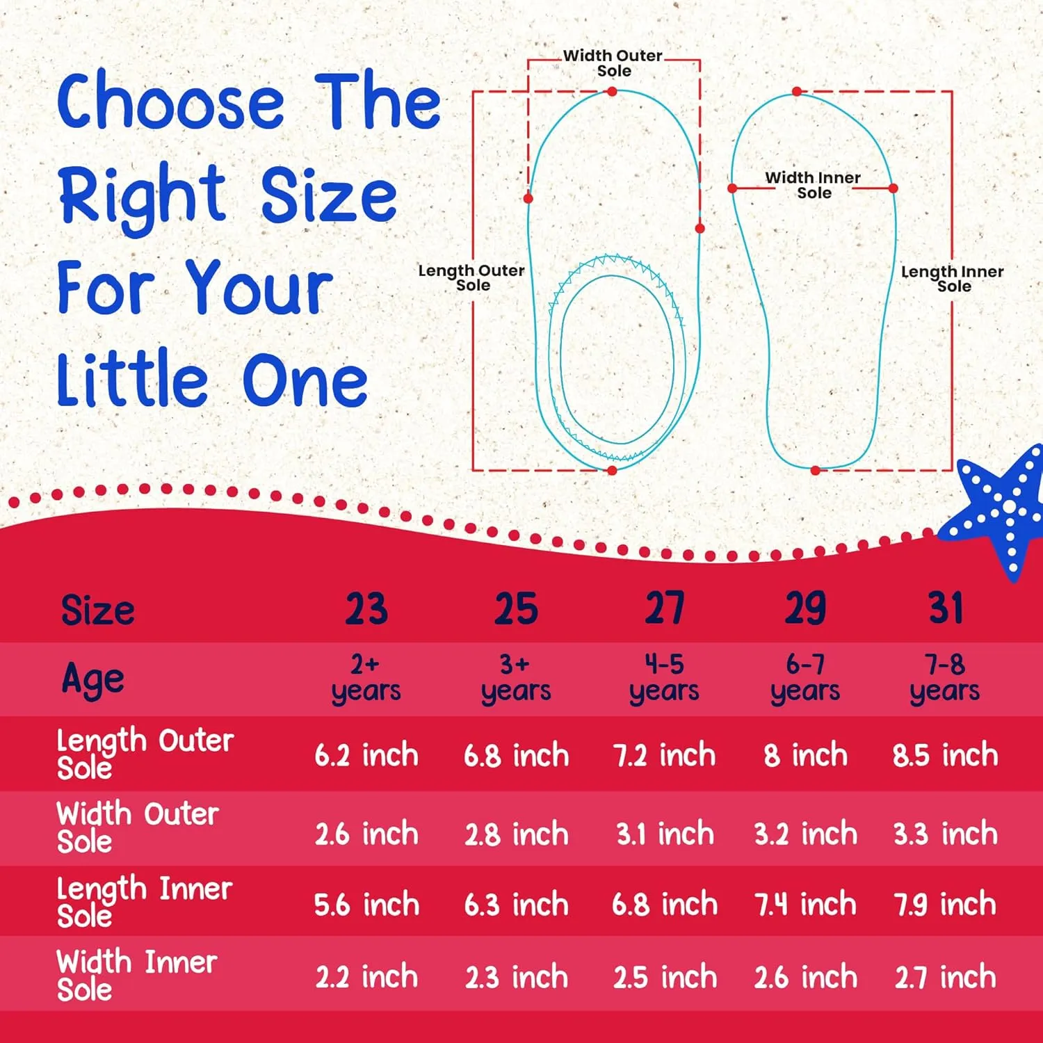 Aqua Beach Shoes, Non-Slip Baby Water Shoes for Beach and Pool Use, Lightweight and Breathable Toddler Swim Shoes, Quick-Dry and Flexible, Fits 1 to 4 Year-Olds