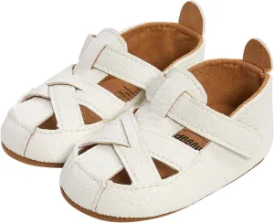 Baby Boy Girl Squeaky Sandals Premium Rubber Sole Closed-Toe Non-Slip Shoes Toddler First Walkers