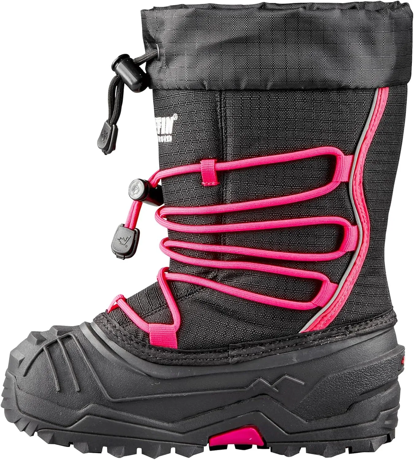 Baffin Kids' Junior YOUNG SNOGOOSE Insulated Waterproof Flexible Comfort-Fit Multi-Layer Tall Snow Boots w/Polar Rubber Base