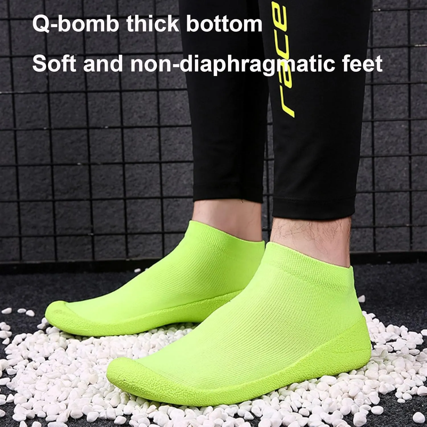 Barefoot Sock ShoesTreadmill Shoes for Men and Women, Lightweight Eco-friendlier Water Shoes, Non-Slip Gym Training Socks Indoor Shock-Absorbing Silent Squat Jump Rope Yoga Shoes,Minimalist Footwear