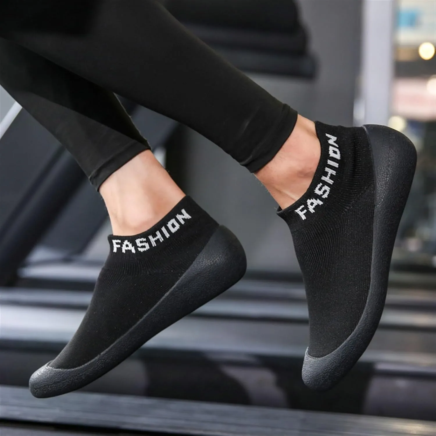 Barefoot Sock ShoesTreadmill Shoes for Men and Women, Lightweight Eco-friendlier Water Shoes, Non-Slip Gym Training Socks Indoor Shock-Absorbing Silent Squat Jump Rope Yoga Shoes,Minimalist Footwear