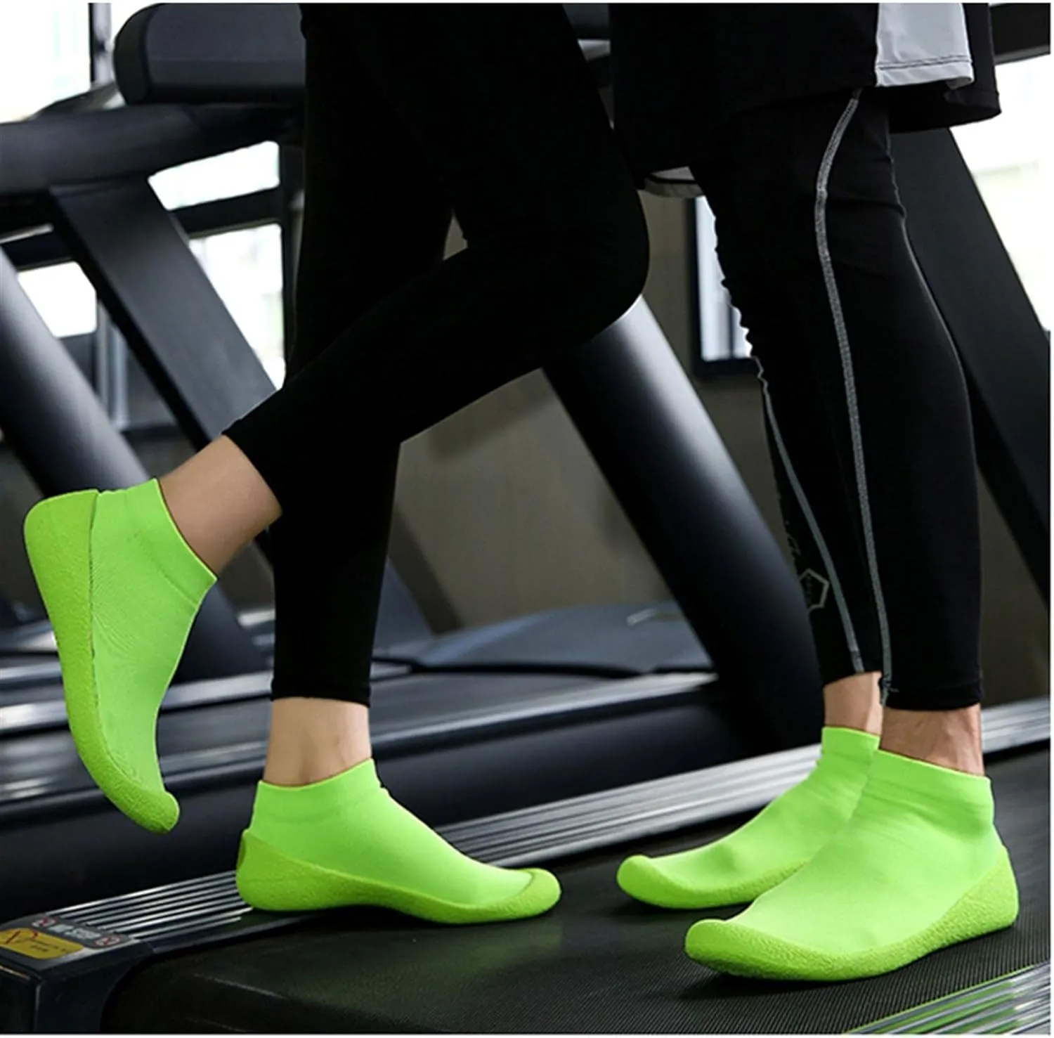Barefoot Sock ShoesTreadmill Shoes for Men and Women, Lightweight Eco-friendlier Water Shoes, Non-Slip Gym Training Socks Indoor Shock-Absorbing Silent Squat Jump Rope Yoga Shoes,Minimalist Footwear