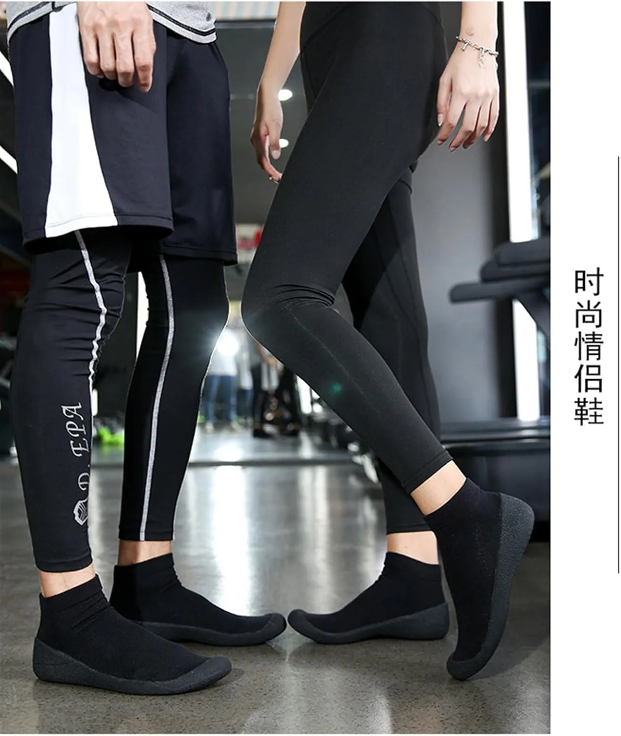 Barefoot Sock ShoesTreadmill Shoes for Men and Women, Lightweight Eco-friendlier Water Shoes, Non-Slip Gym Training Socks Indoor Shock-Absorbing Silent Squat Jump Rope Yoga Shoes,Minimalist Footwear