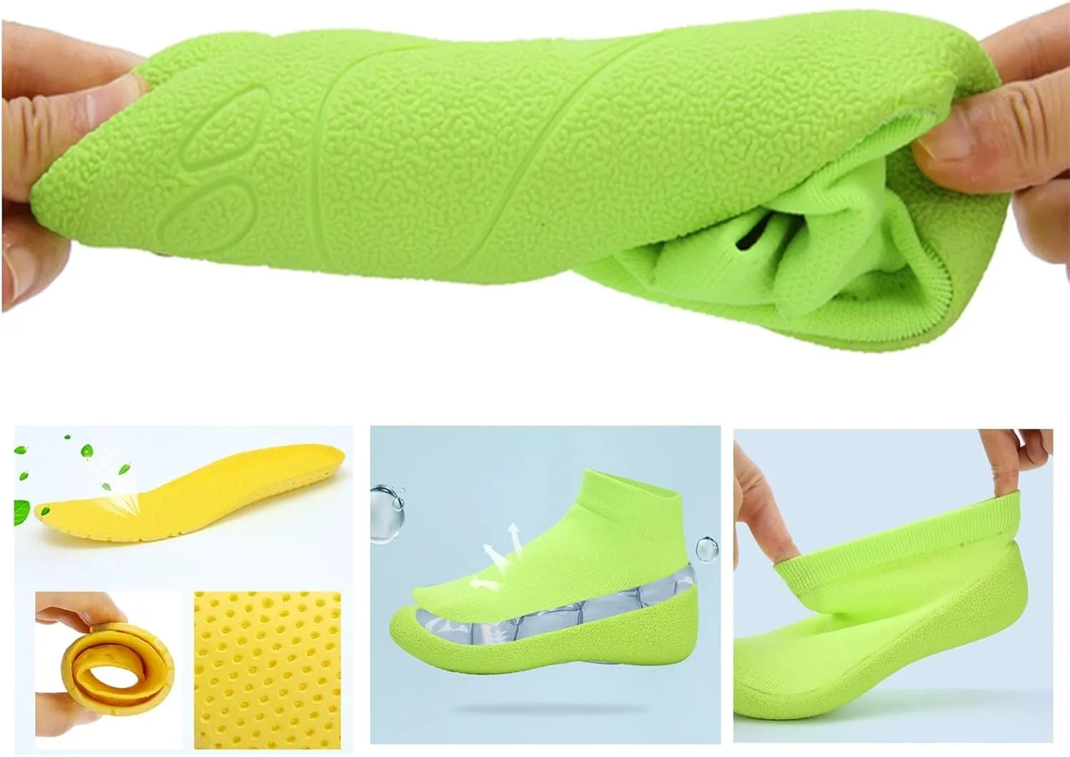 Barefoot Sock ShoesTreadmill Shoes for Men and Women, Lightweight Eco-friendlier Water Shoes, Non-Slip Gym Training Socks Indoor Shock-Absorbing Silent Squat Jump Rope Yoga Shoes,Minimalist Footwear
