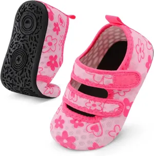 BARERUN Toddler Water Shoes Boys Girls Quick Dry Barefoot Aqua Shoes for Swim Pool Beach Non Slip Breathable Sandals Lightweight Summer House Slippers