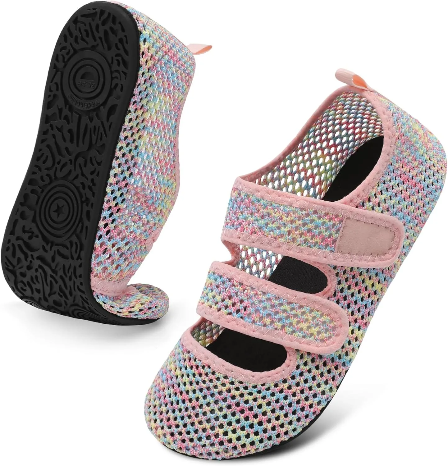 BARERUN Water Shoes Women Men Quick Dry Barefoot Beach Walking Kayaking Surfing Yoga Shoes Adjustable Wide Minimalist Sandals Slippers Indoor/Outdoor