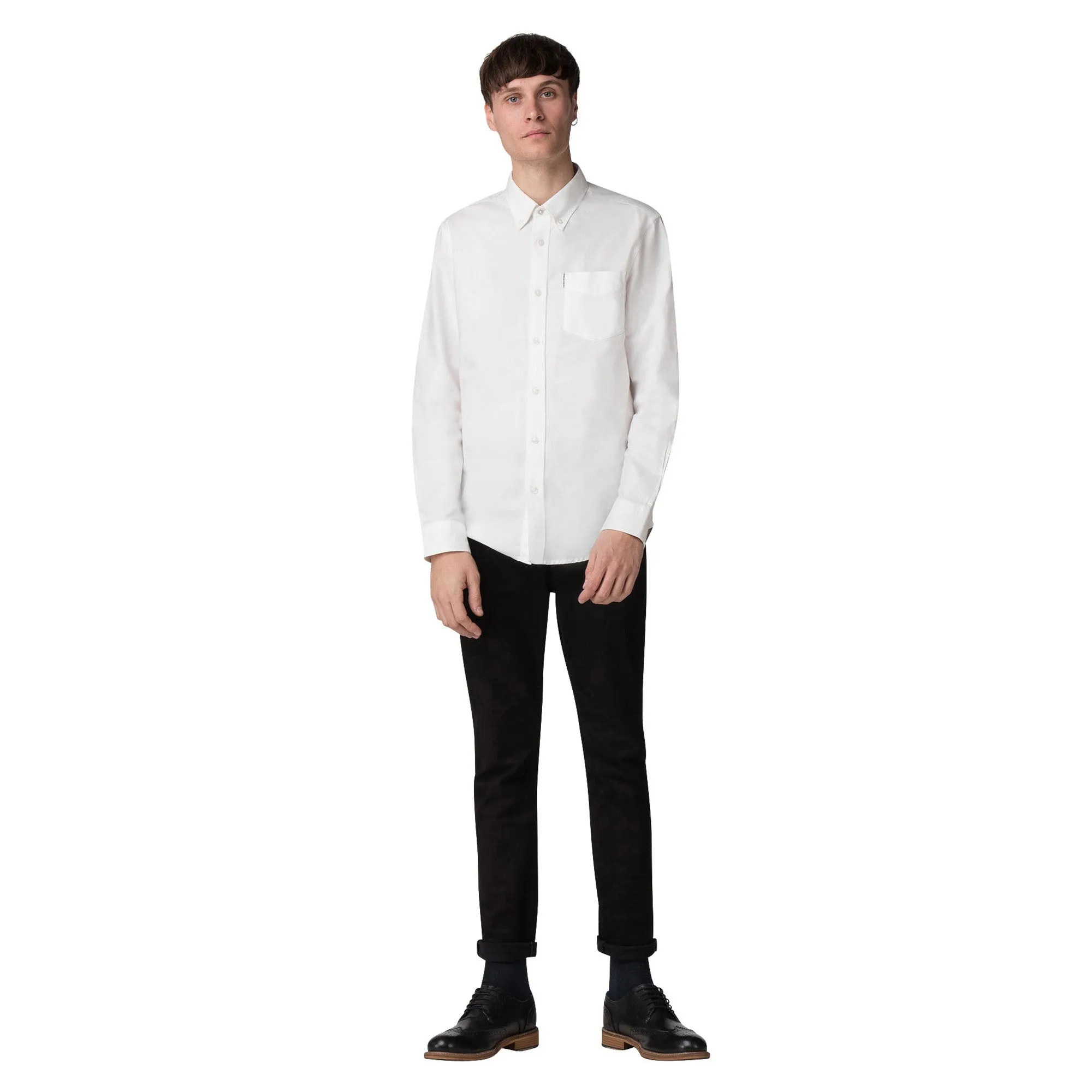 Ben Sherman Signature Oxford - White