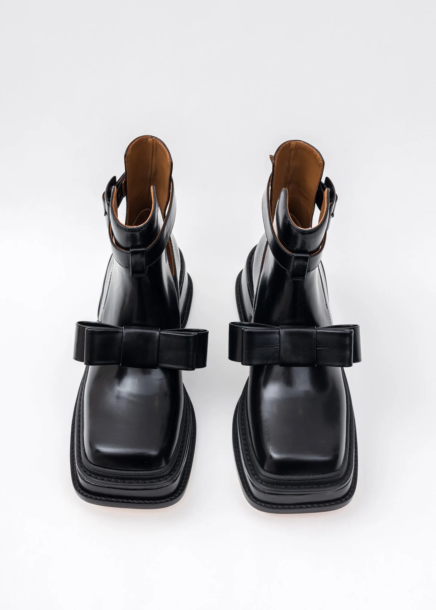 Black Bow Boot
