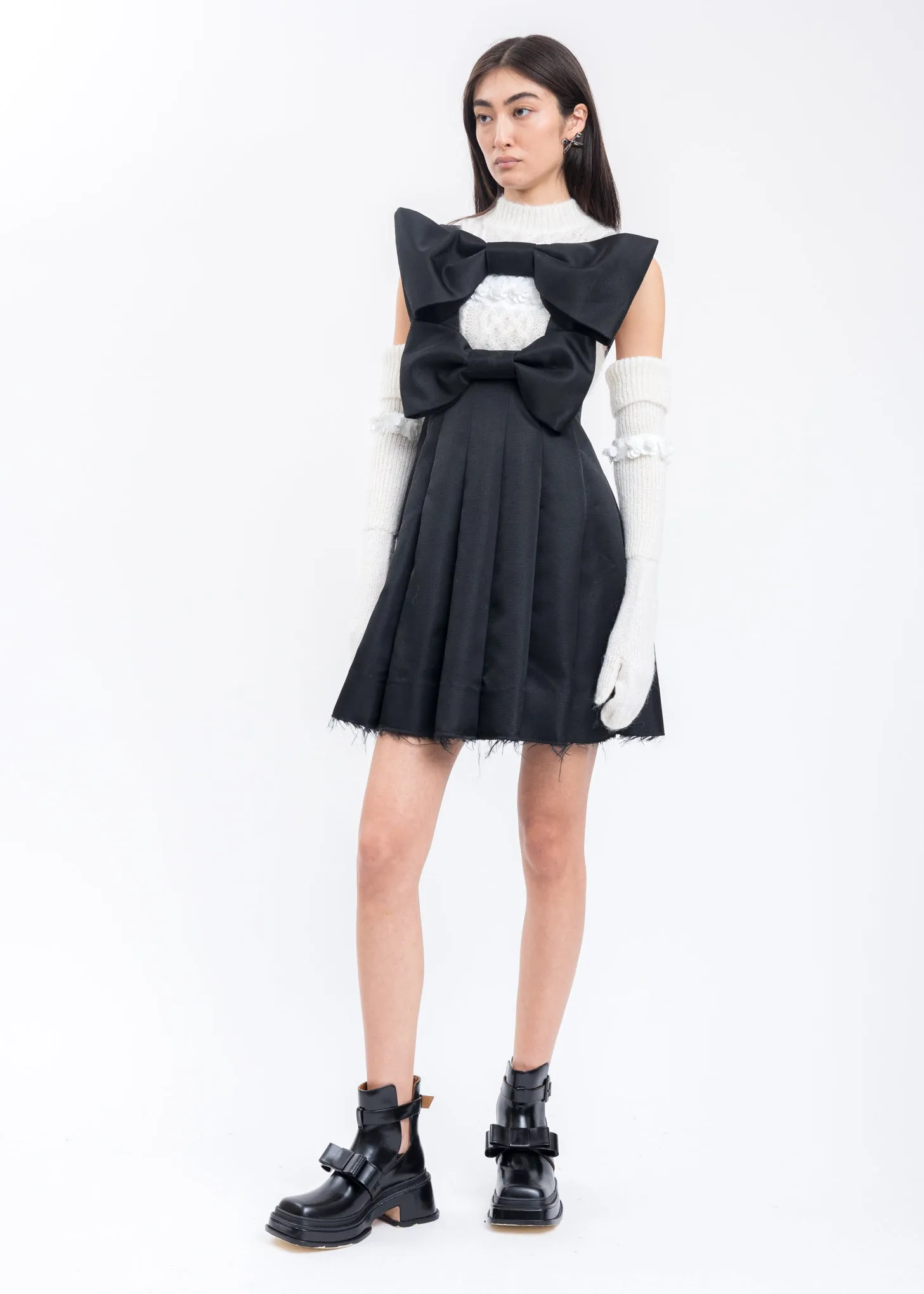Black Bow Boot