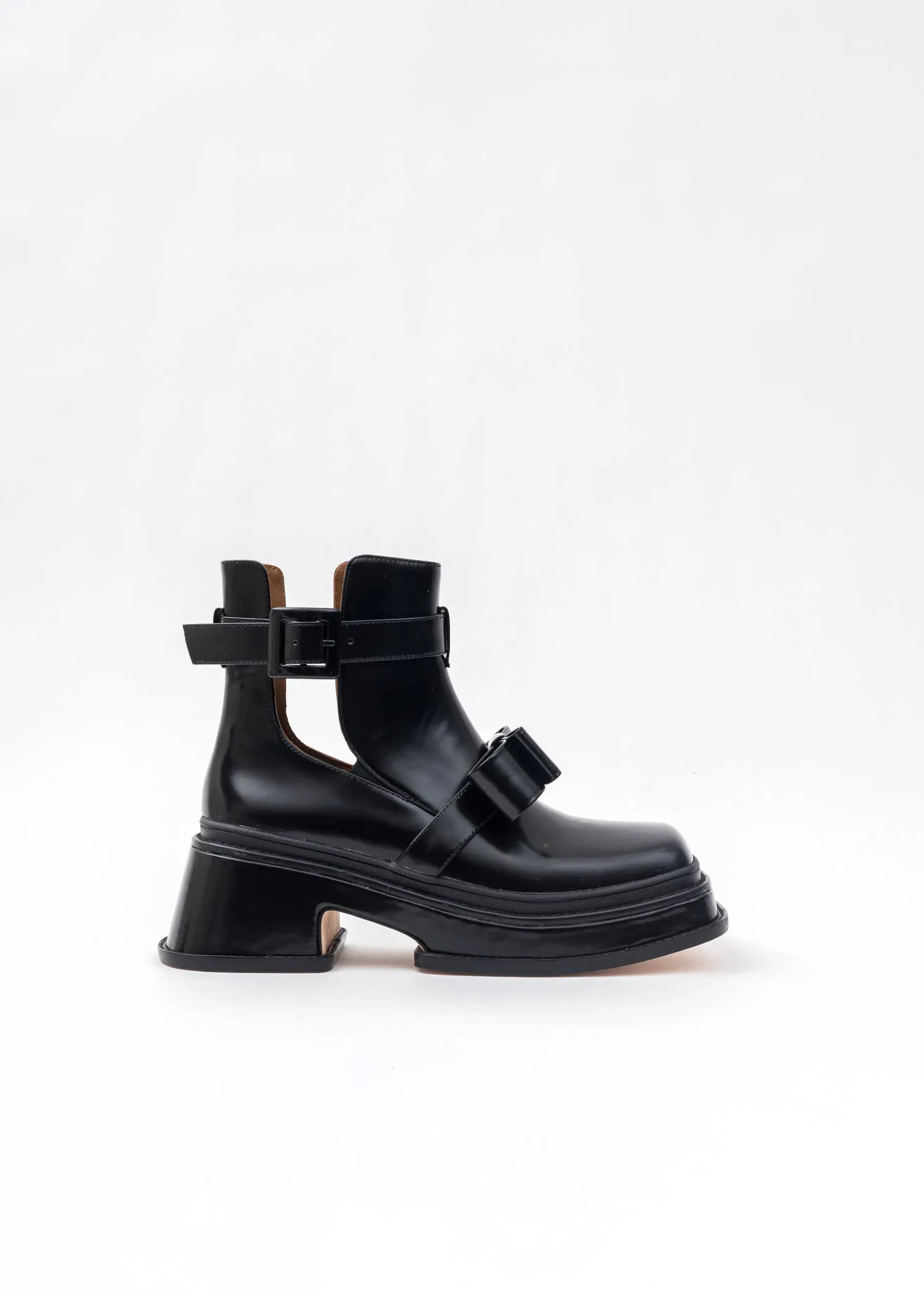 Black Bow Boot