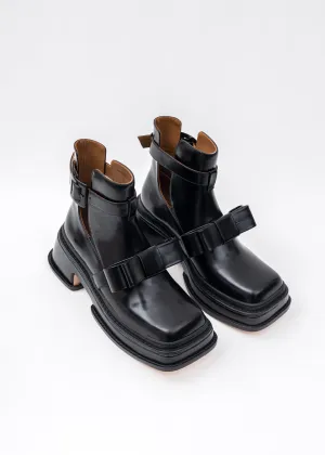 Black Bow Boot