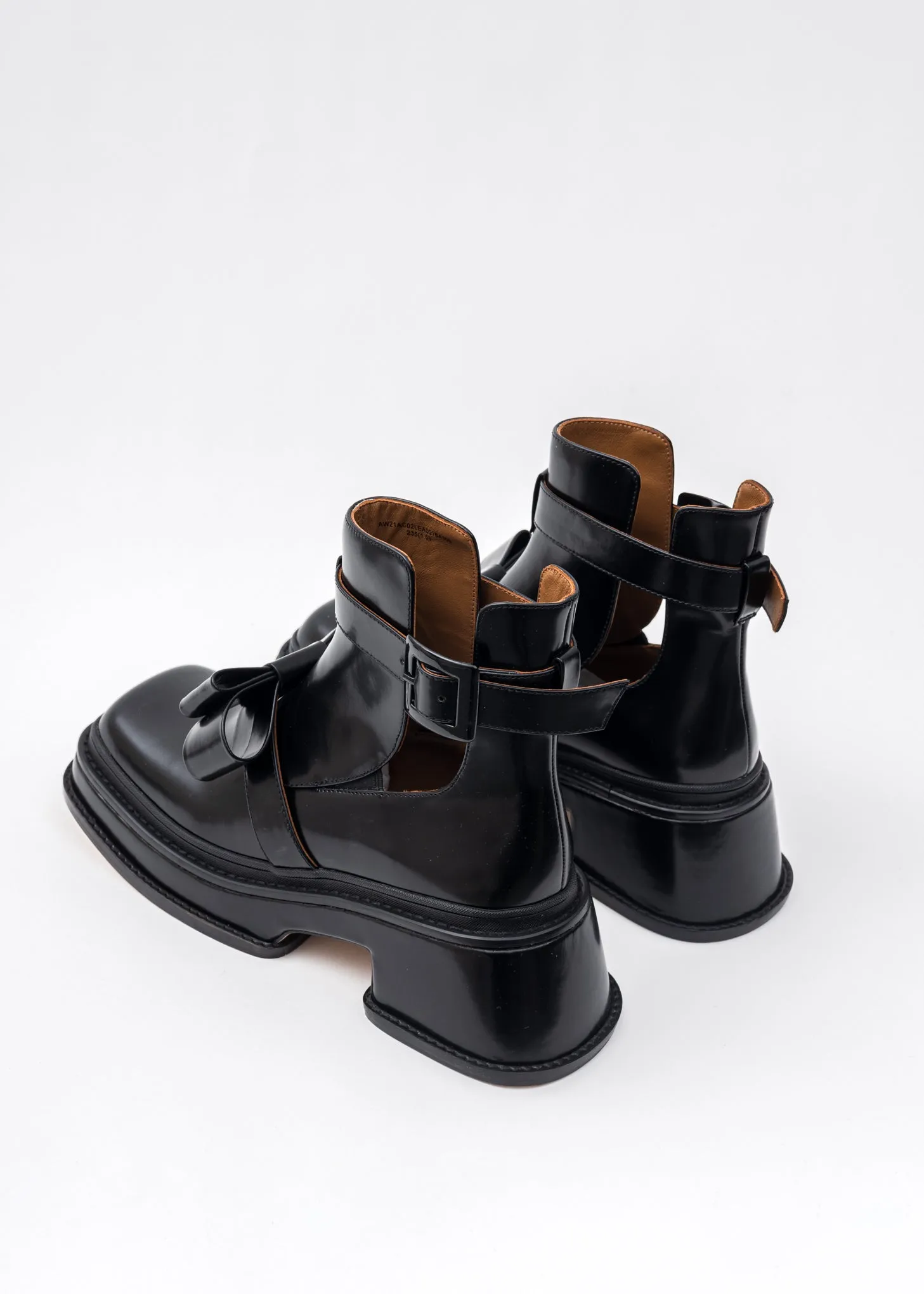 Black Bow Boot