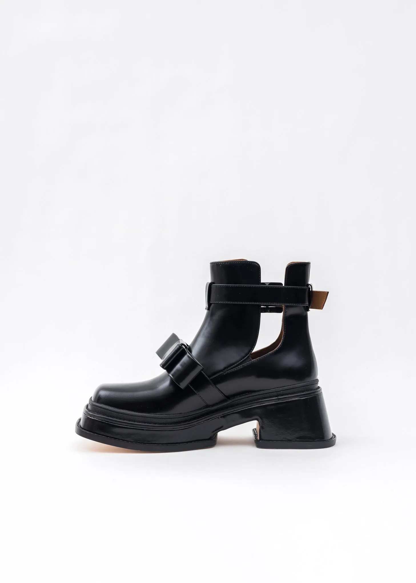 Black Bow Boot
