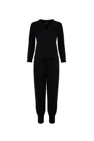 Black Collared Set