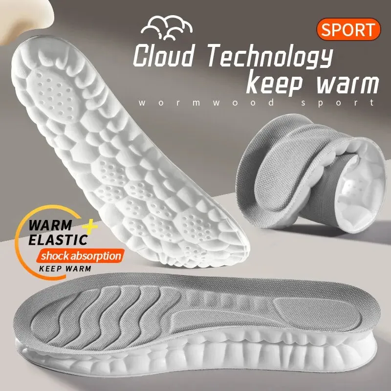 Breathable Shock Absorbing Insoles for Active Feet