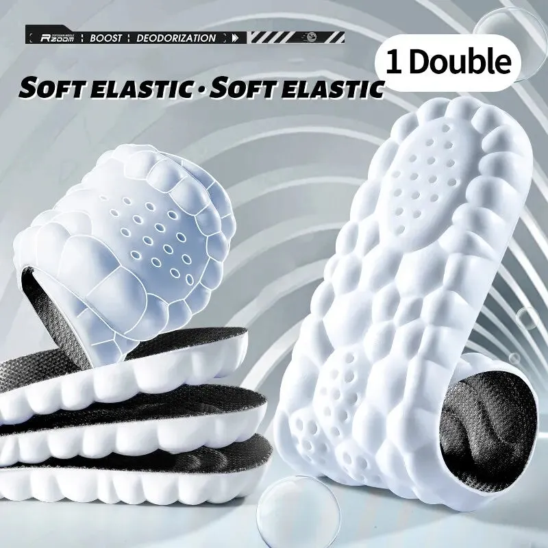 Breathable Shock Absorbing Insoles for Active Feet
