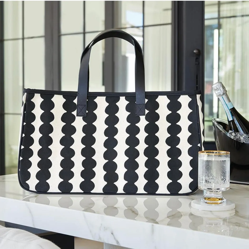 Canvas Pattern Tote - Dots