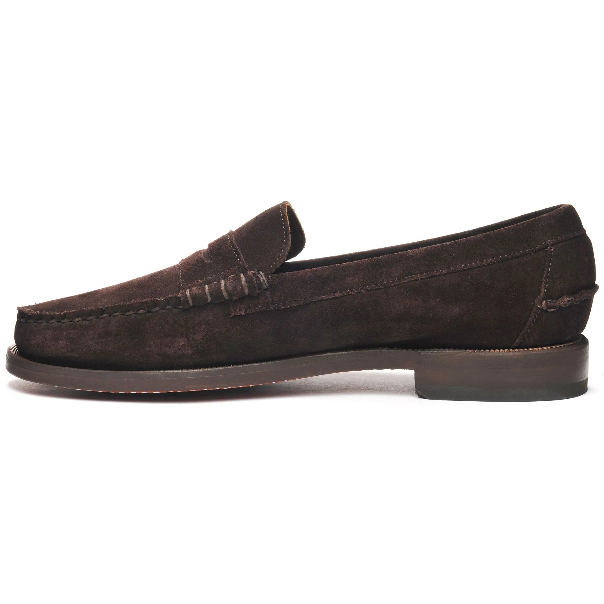 CLASSIC DAN SUEDE - Moc - Moccasin - Man - DK BROWN