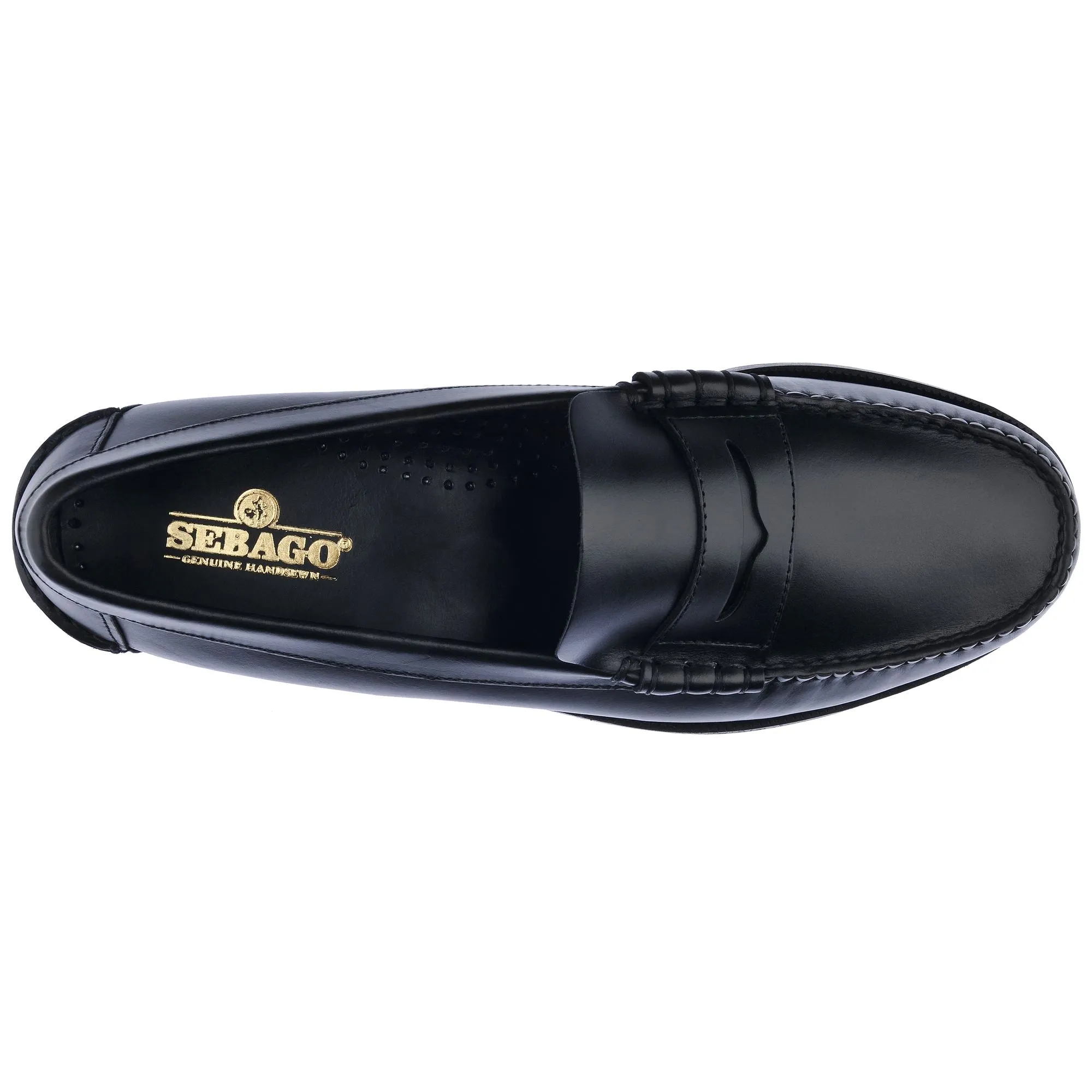 CLASSIC DAN WAXY - Moc - Moccasin - Man - BLACK