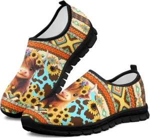 Classic Slip On Sneakers Lightweight Casual Running Shoe Woman Fashion Soft Elastic Loafers for Walk The Dog Size 5.5-11.5 Black Sole
