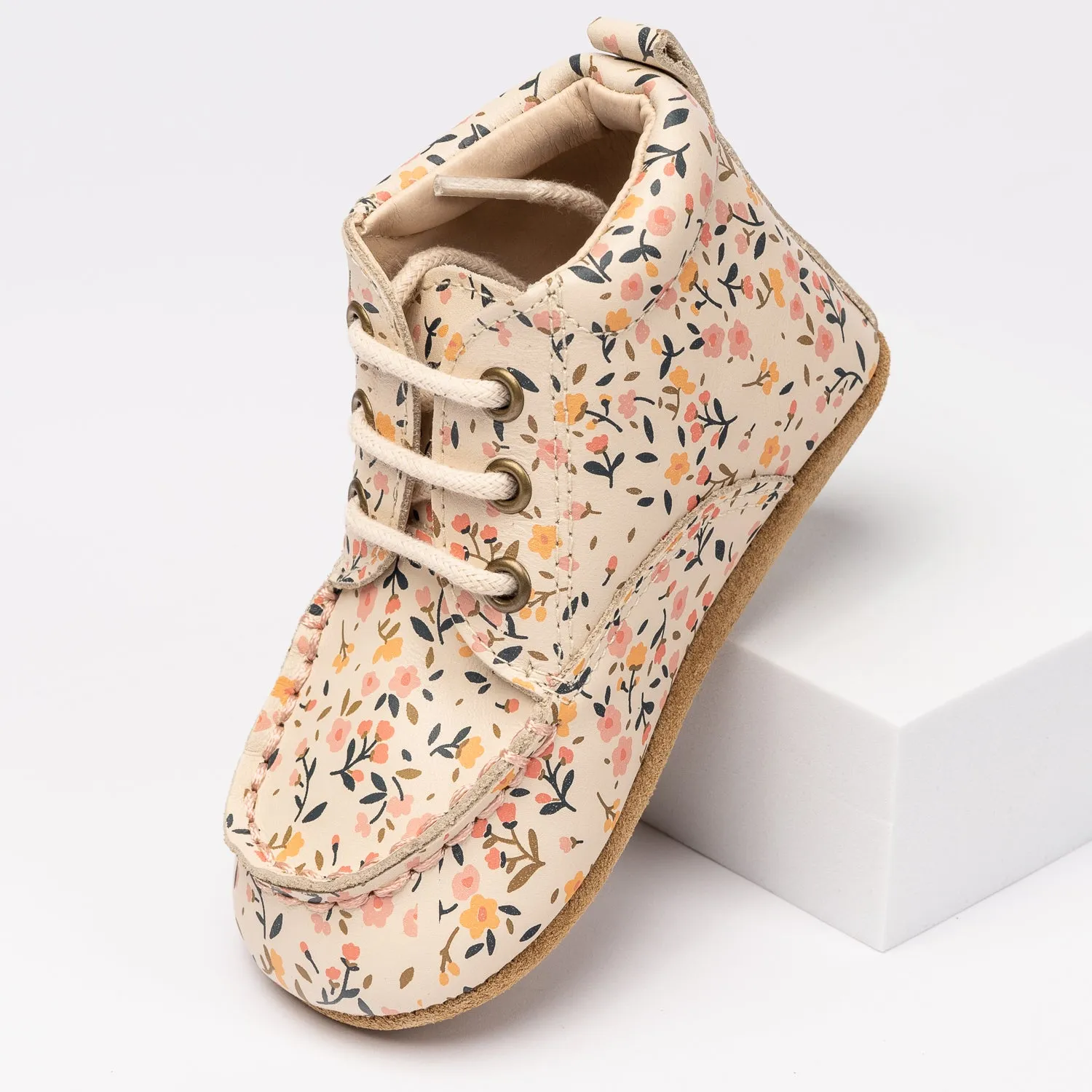 Dainty Bloom Brooks Lace Up Boot