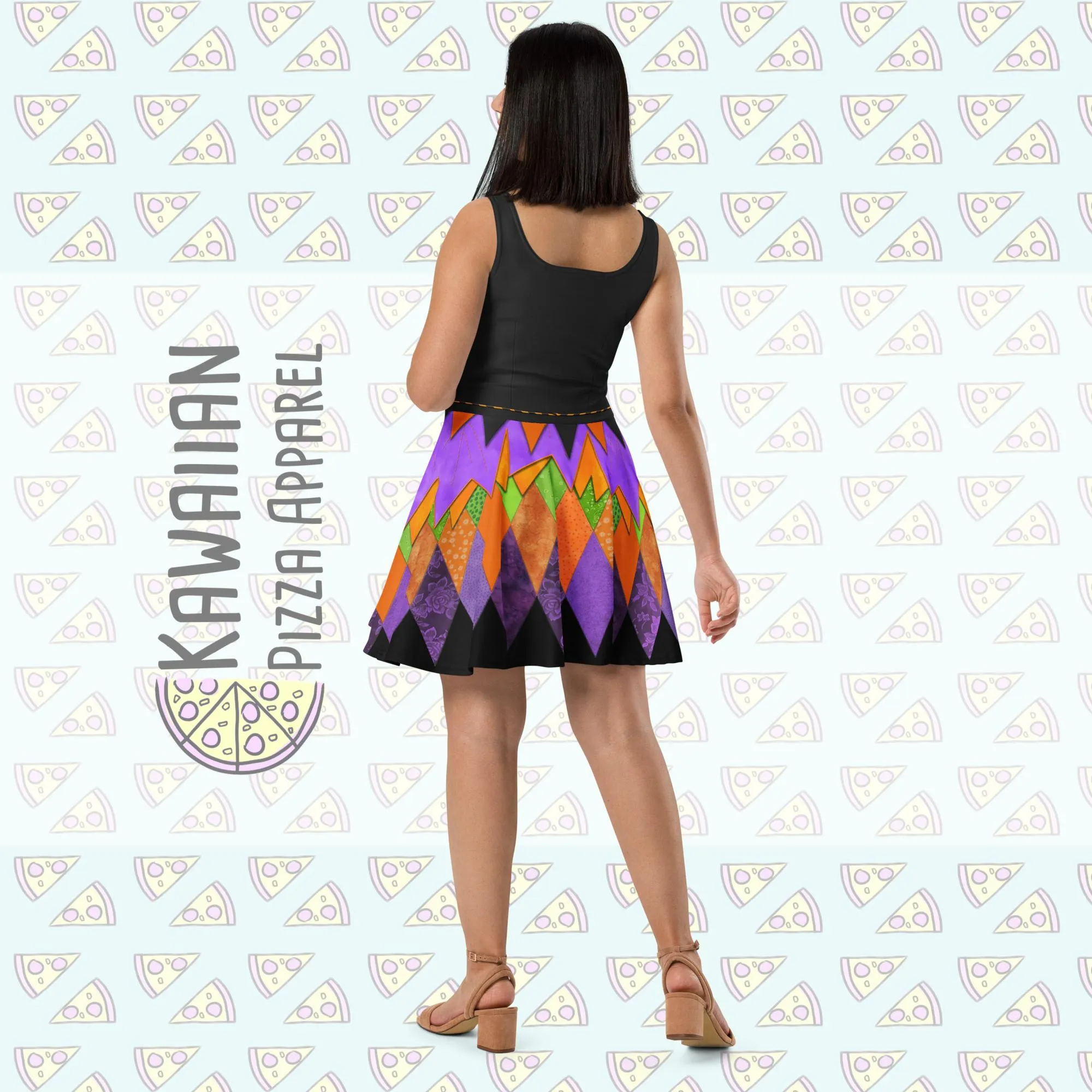 DL Halloween Minnie Inspired Skater Dress