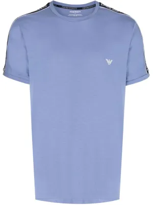 Emporio Armani Mens Oxford Crew Neck T-Shirt