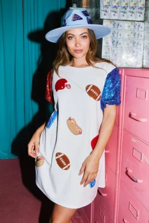 Game Day Patch Dress