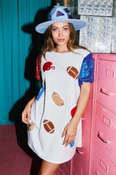 Game Day Patch Dress