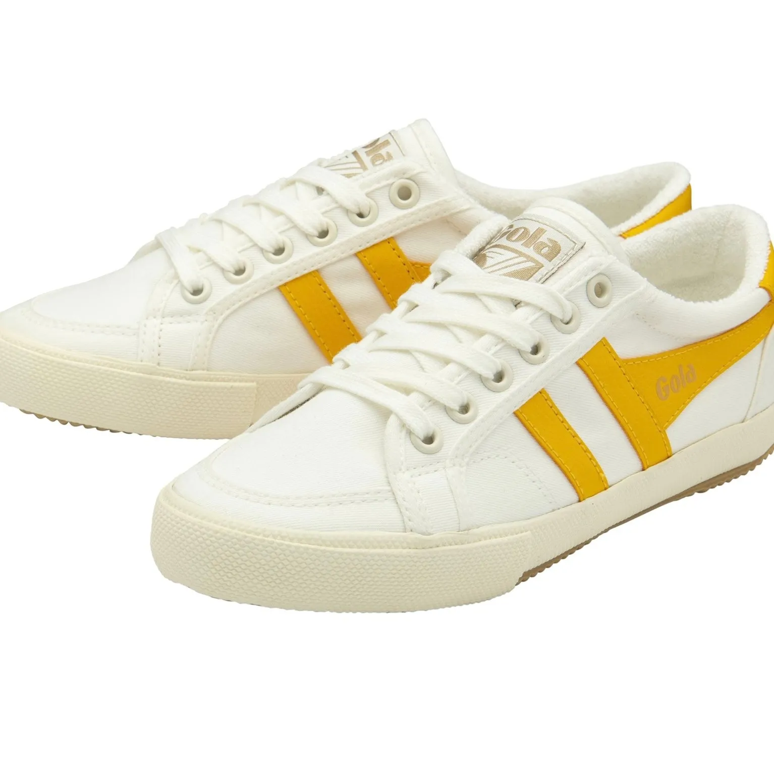 Gola stratus off white/ sun vegan plimsolls