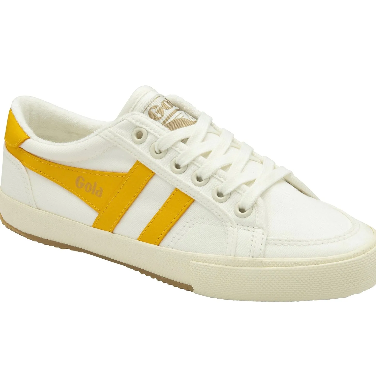 Gola stratus off white/ sun vegan plimsolls