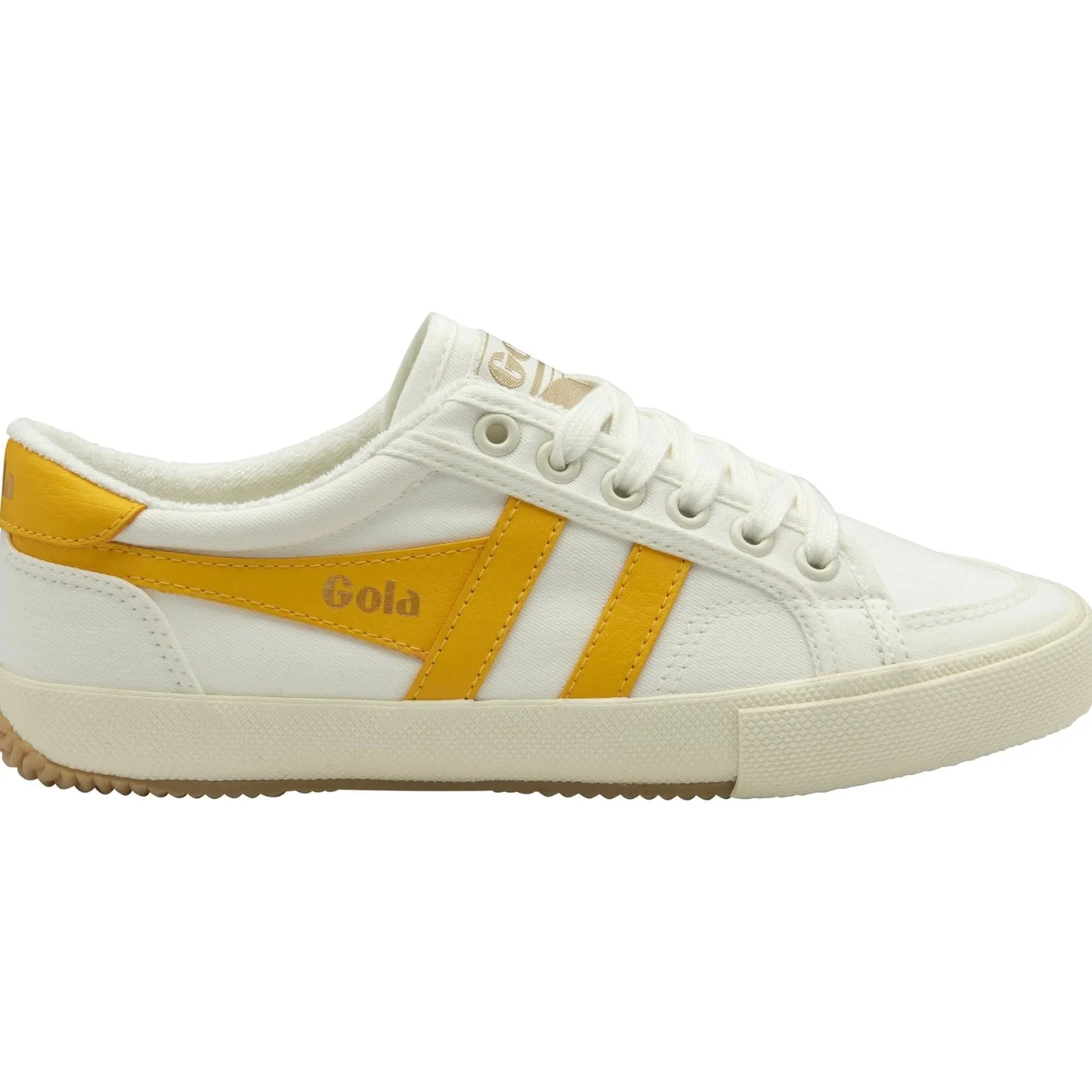 Gola stratus off white/ sun vegan plimsolls