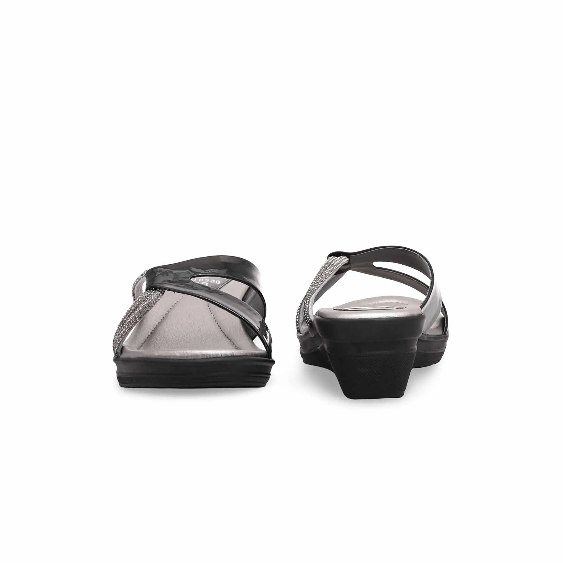 Grey Formal Slipper PU0330
