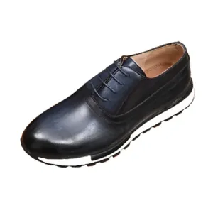 Handmade Men's Flat Oxfords Shoes