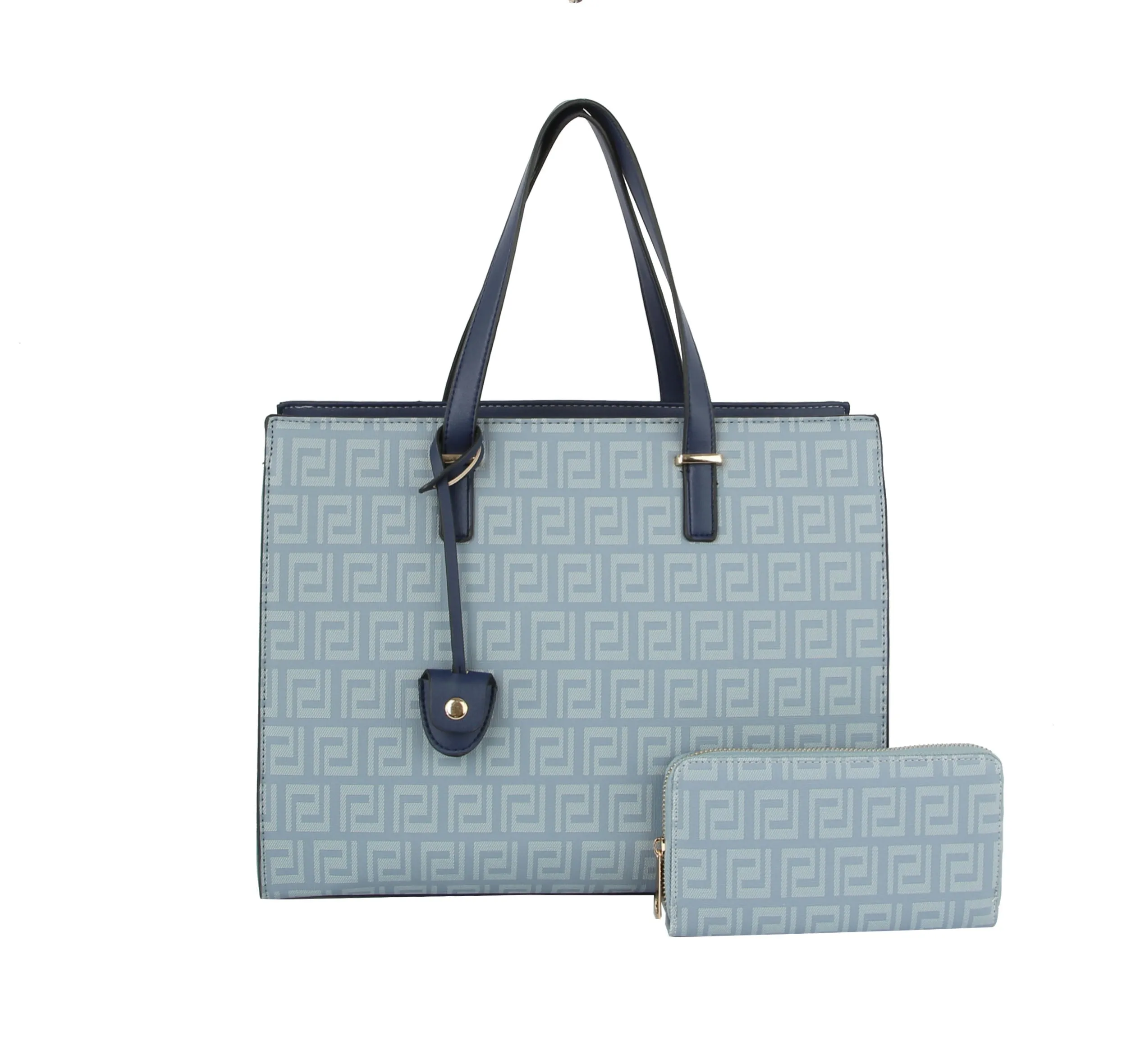 HF  Signature Print Hand Tote Set