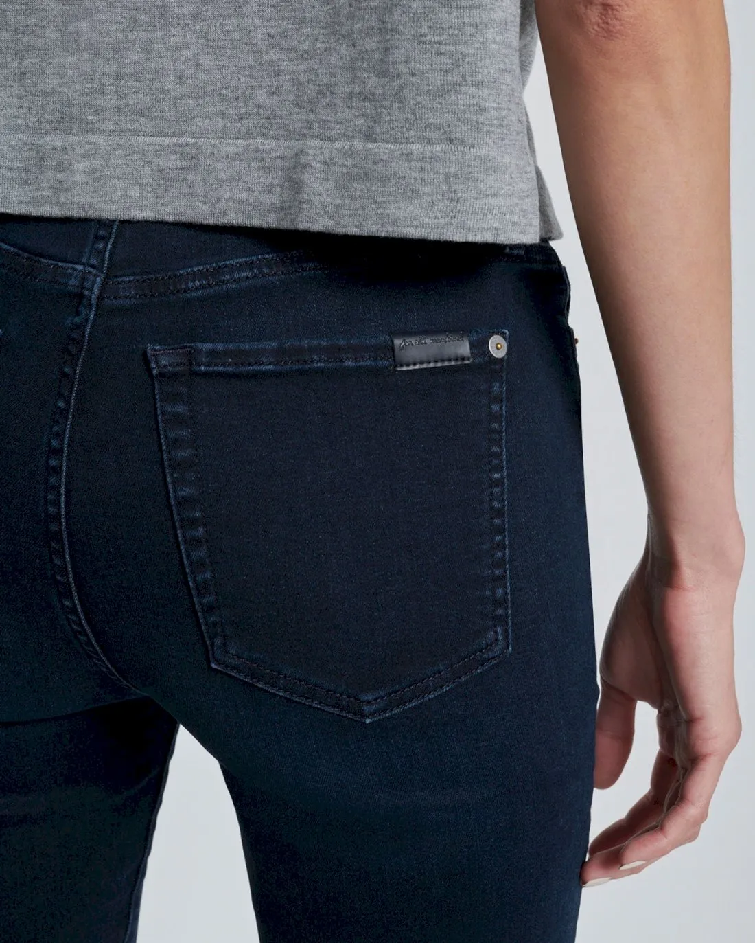 High Waist Ankle Skinny in Seren