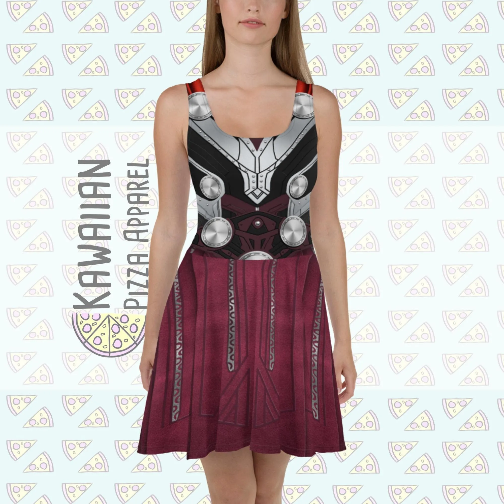 Jane Foster Mighty Thor Inspired Skater Dress