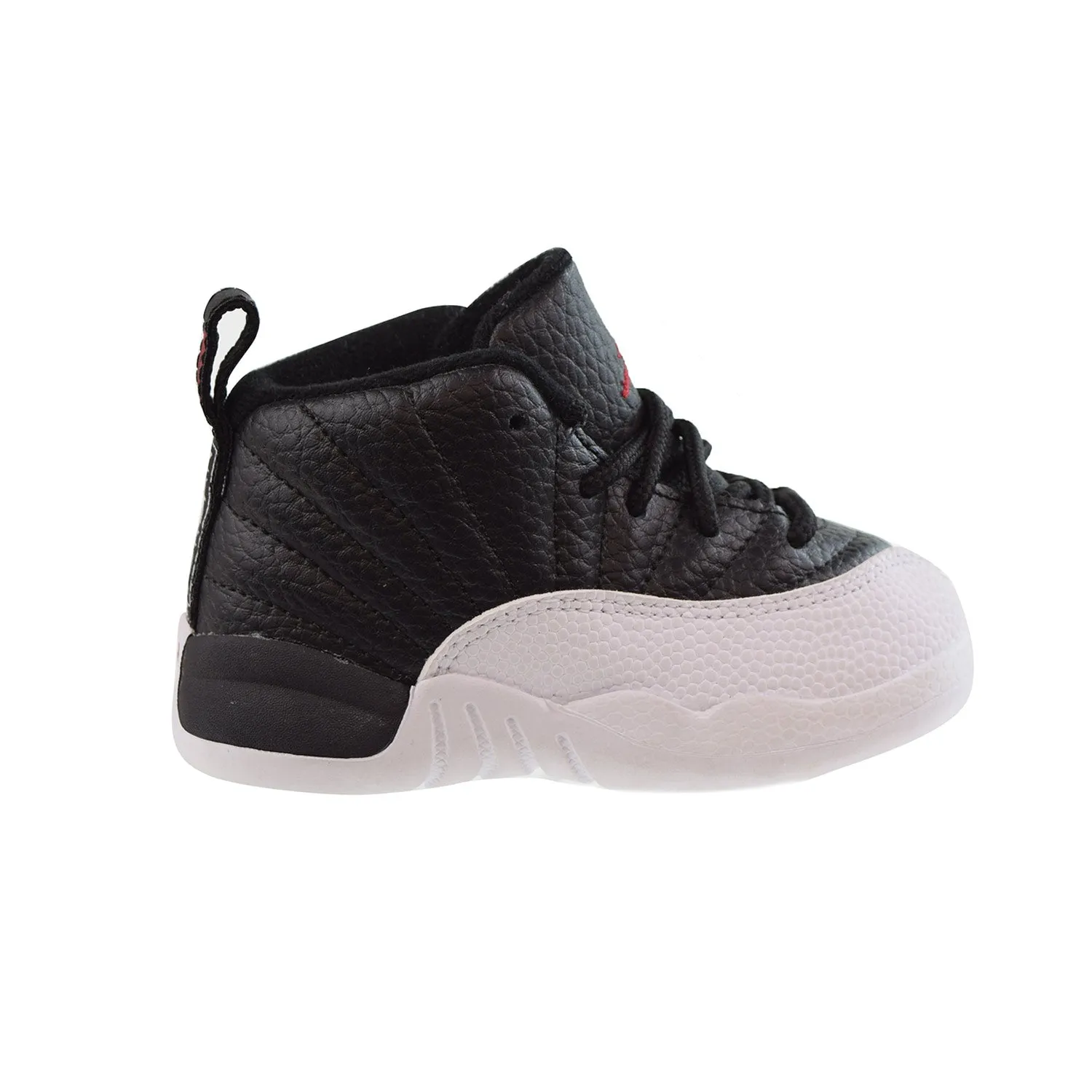 Jordan Retro 12 (TD) Toddlers Shoes Black-White-Varsity Red