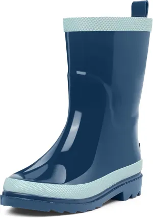 landchief Kids Rain Boots Premium Collection, Waterproof Natural Rubber Boots for Toddlers and Kids