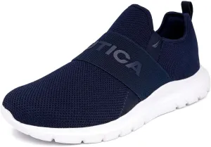 Nautica Men's Slip-On Sneakers  Casual Fashion Shoes for Walking, in Medium & Wide Widths