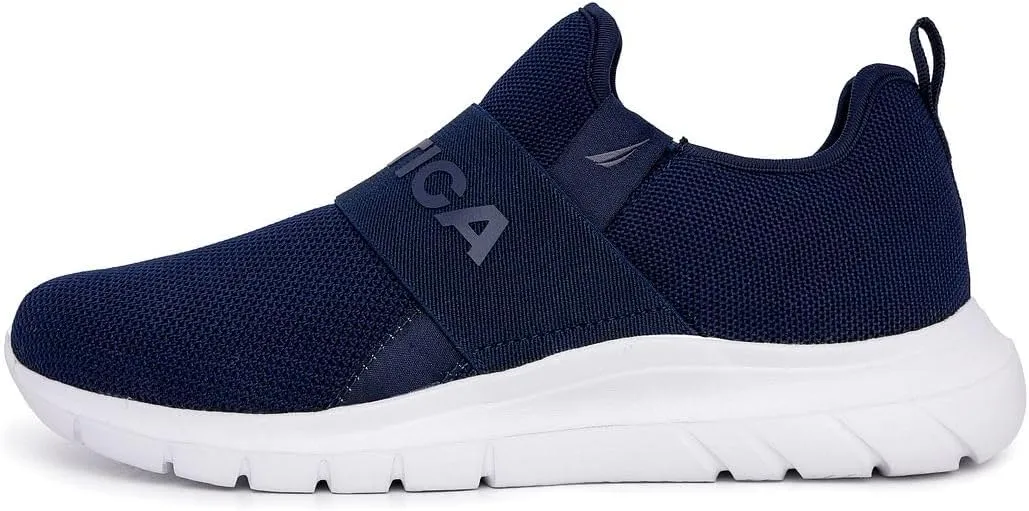 Nautica Men's Slip-On Sneakers  Casual Fashion Shoes for Walking, in Medium & Wide Widths