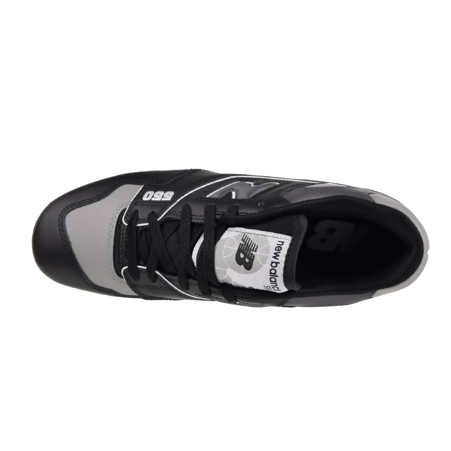 New Balance 550 Men's Shoes Black-White-Grey