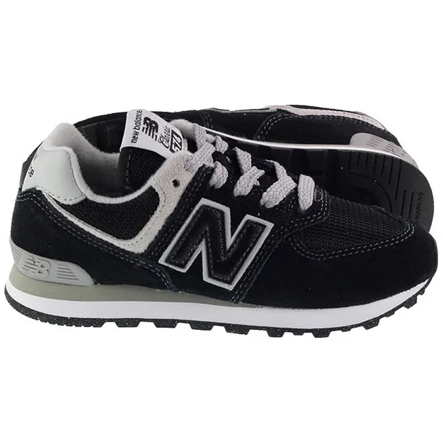New Balance Trainers Kids 574 Black White