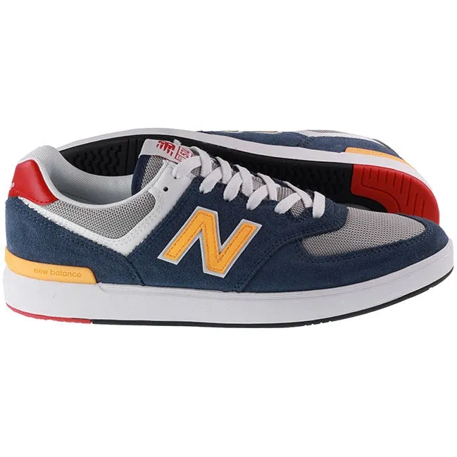 New Balance Trainers Mens Court 574 Grey Yellow