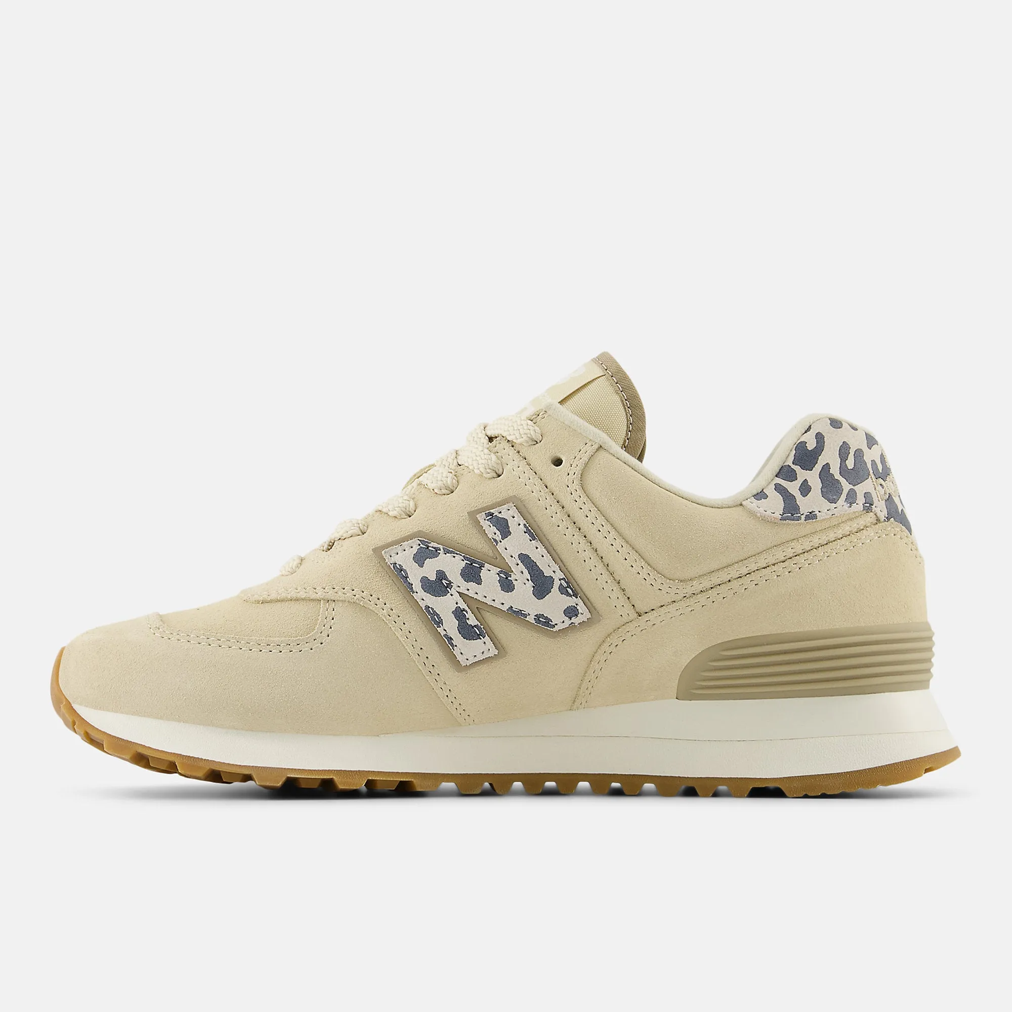 New Balance Womens 574 Fashion Trainers - Sandstone / Sea Salt