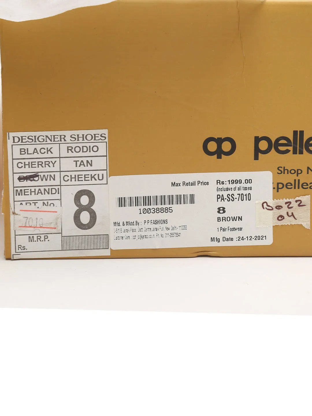 Pelle Albero Brown Casual Slip-On Moccasin For Men