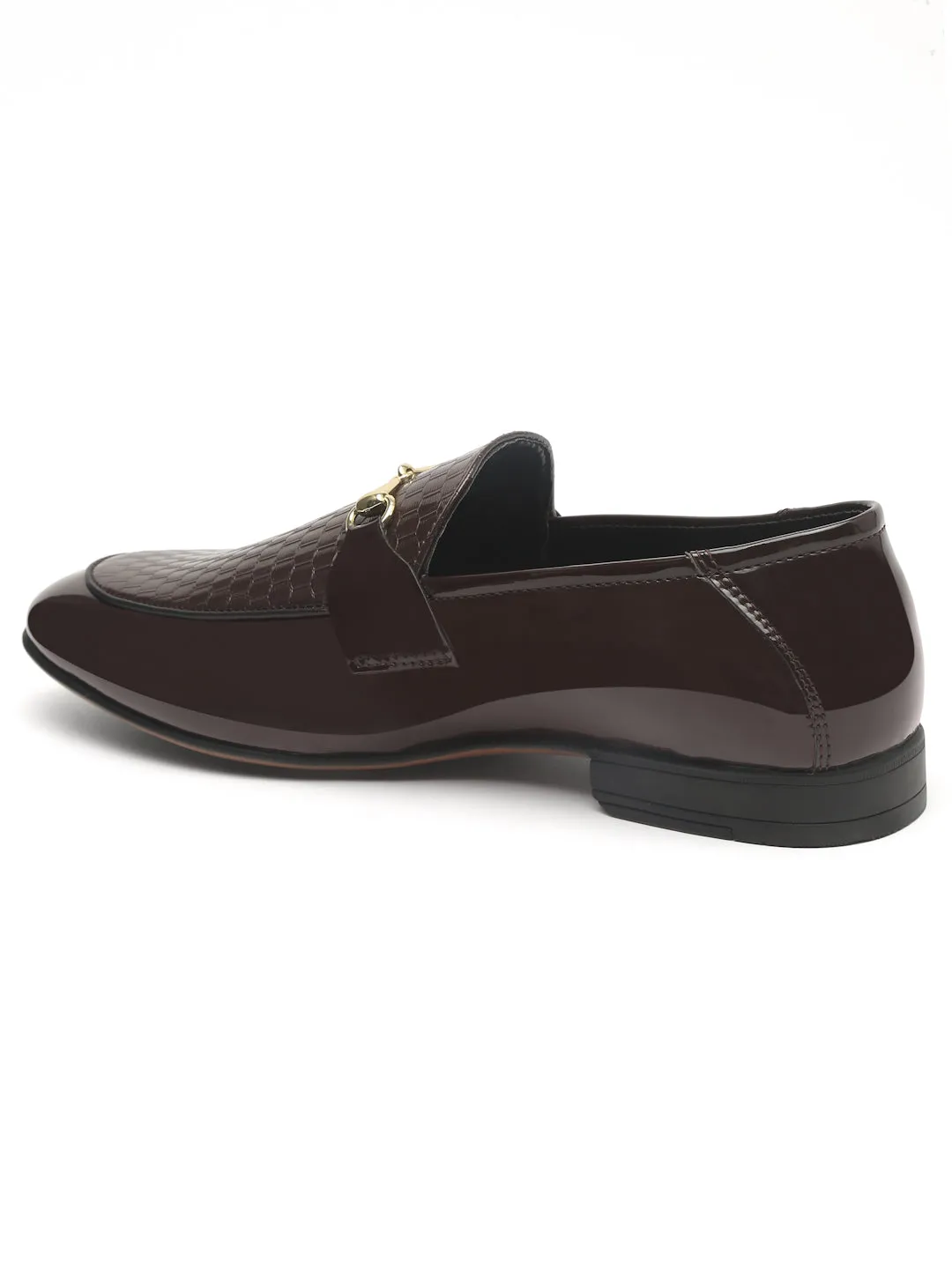 Pelle Albero Brown Casual Slip-On Moccasin For Men